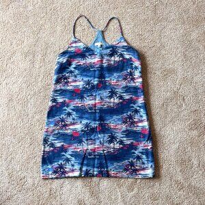 JCrew Tropical Beach Linen Dress